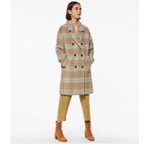 ❗SALE❗Double-breasted Plaid Wool Coat